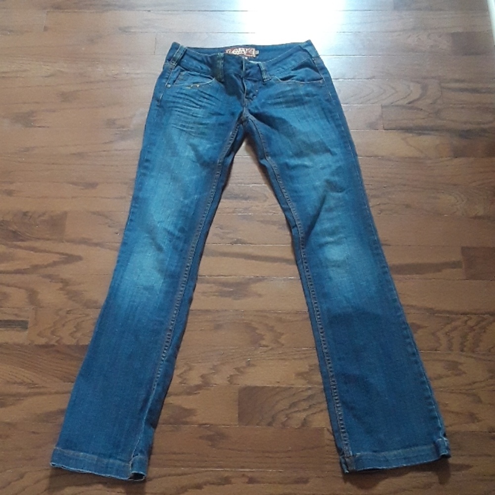 Lip stick jeans worn 2 times